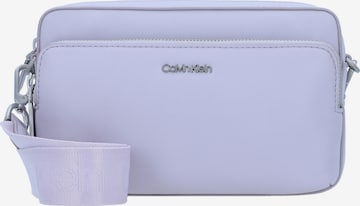 Calvin Klein Crossbody Bag in Purple: front