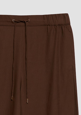 Wide Leg Pantalon s.Oliver en marron