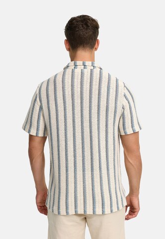 INDICODE JEANS Regular fit Button Up Shirt 'INGlumin' in Blue