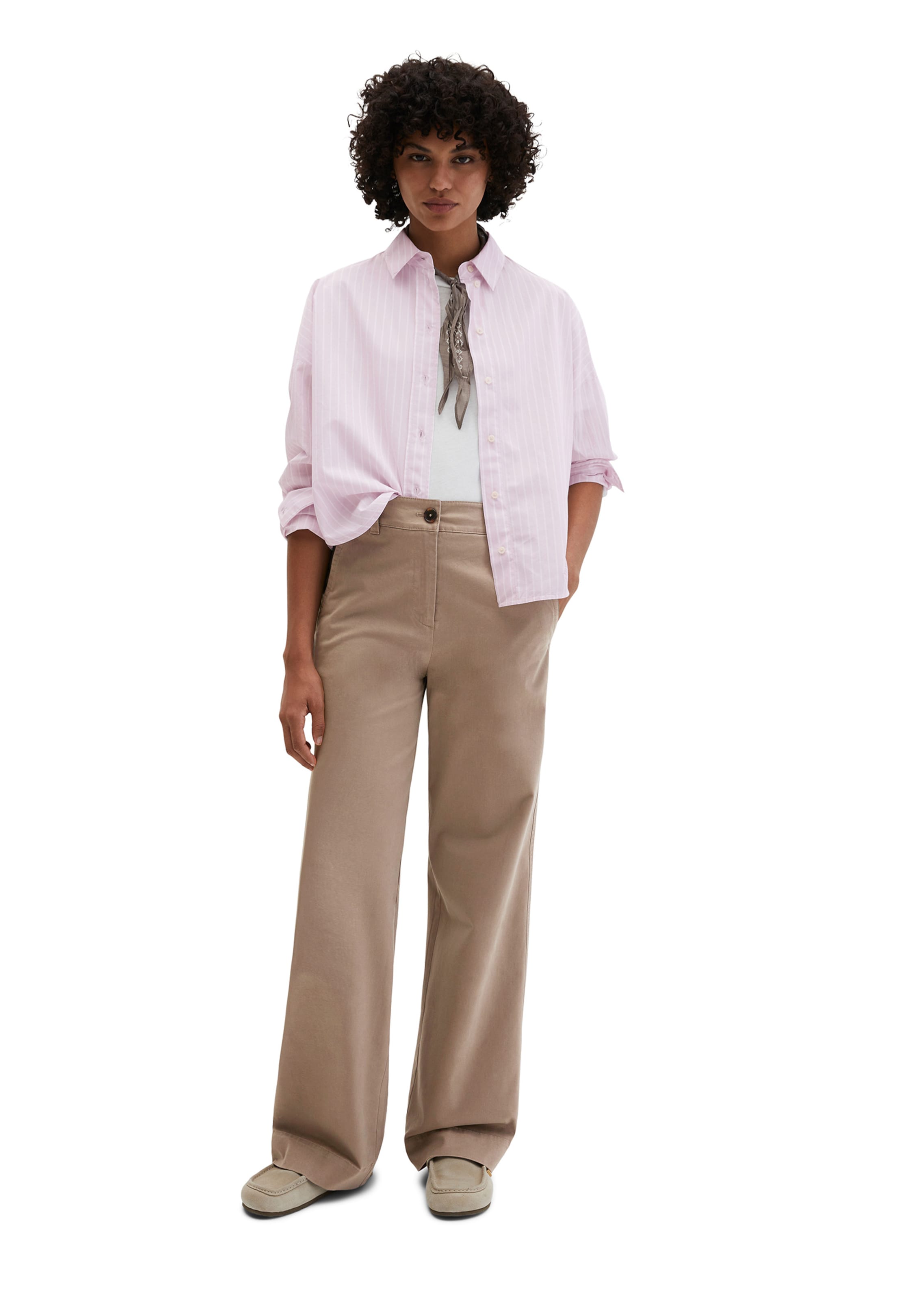 Marc O'Polo Regular Broek in Bruin