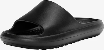 Pull&Bear Nizki natikači | črna barva: sprednja stran