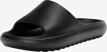 Saboți de la Pull&Bear pe negru: față