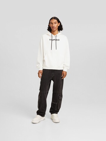 Bershka Sweatshirt in Wit