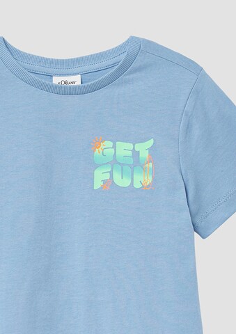 T-Shirt s.Oliver en bleu