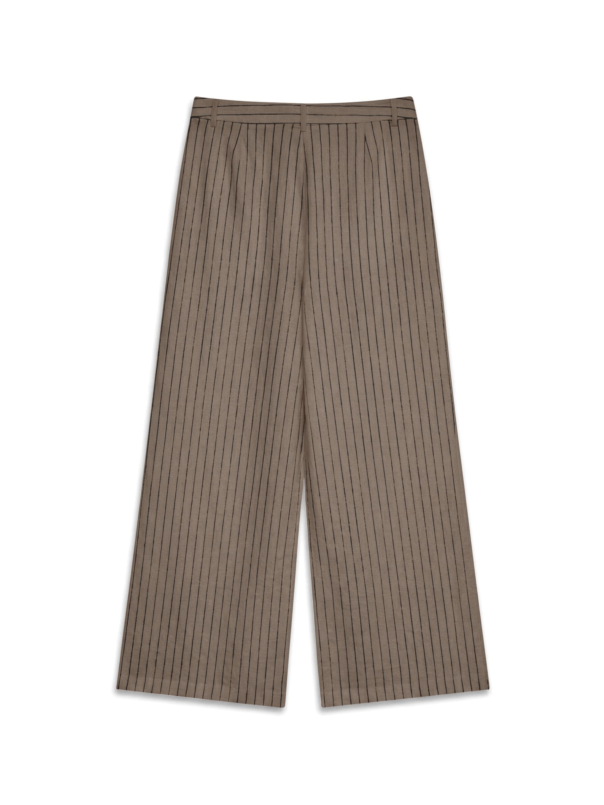 VERO MODA - Pierna ancha Pantalón plisado 'VMPolly' en marrón
