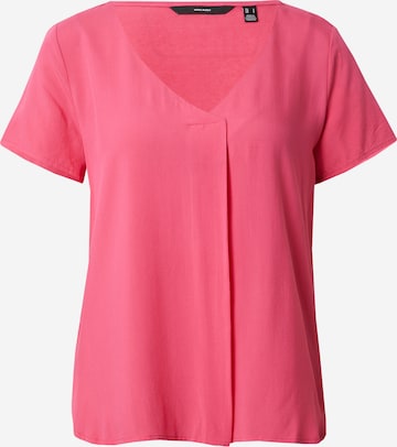 VERO MODA - Blusa 'BRIT' em rosa: frente