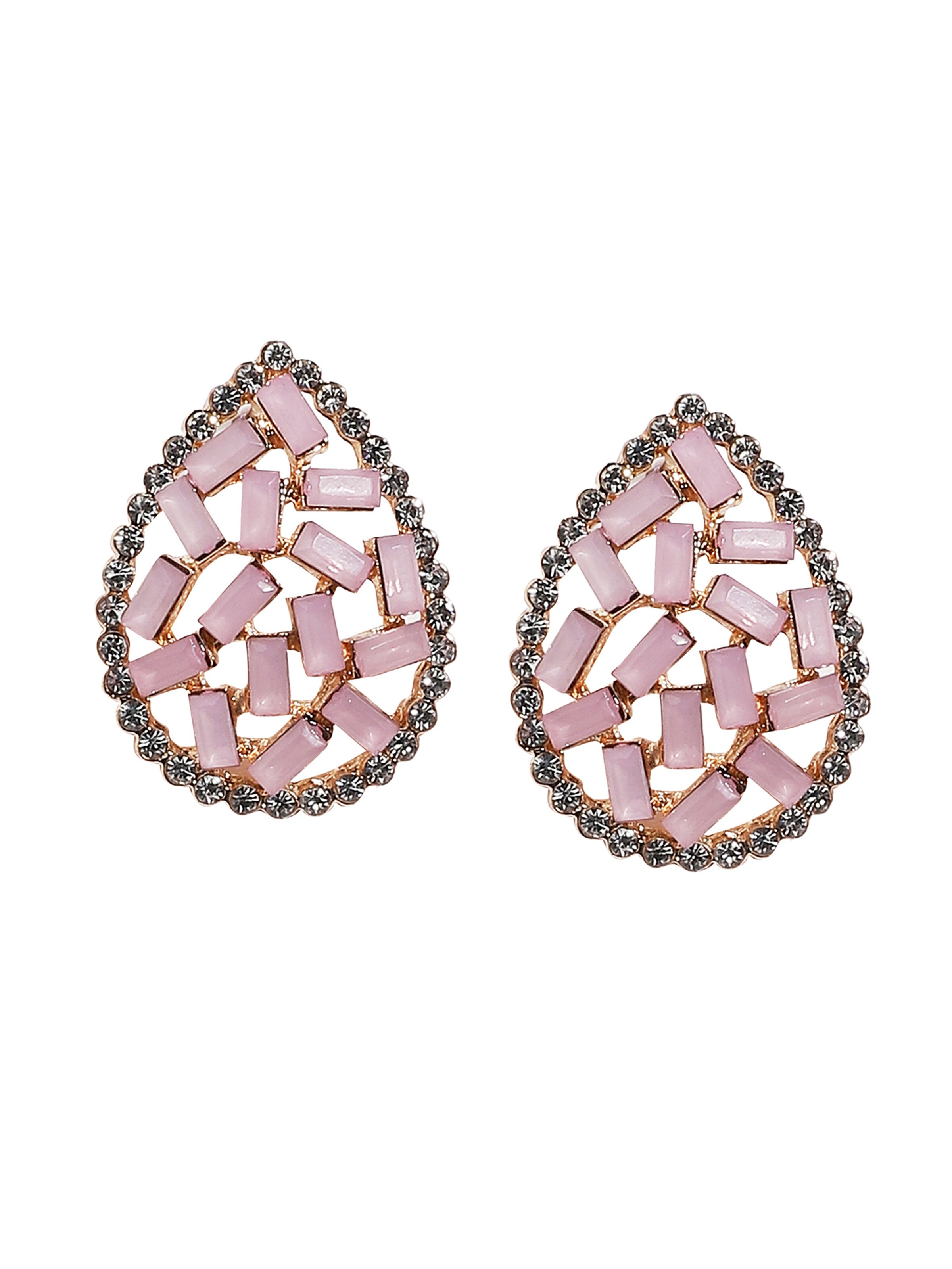 Boucles d'oreilles ' Nana ' SOHI en rose : devant