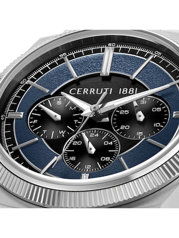 Montre à affichage analogique CERRUTI 1881 en argent