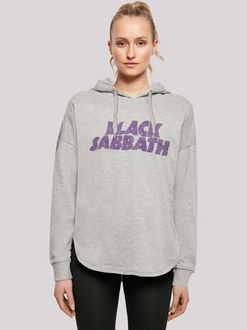 F4NT4STIC Sweatshirt 'Black Sabbath' in Grey: front
