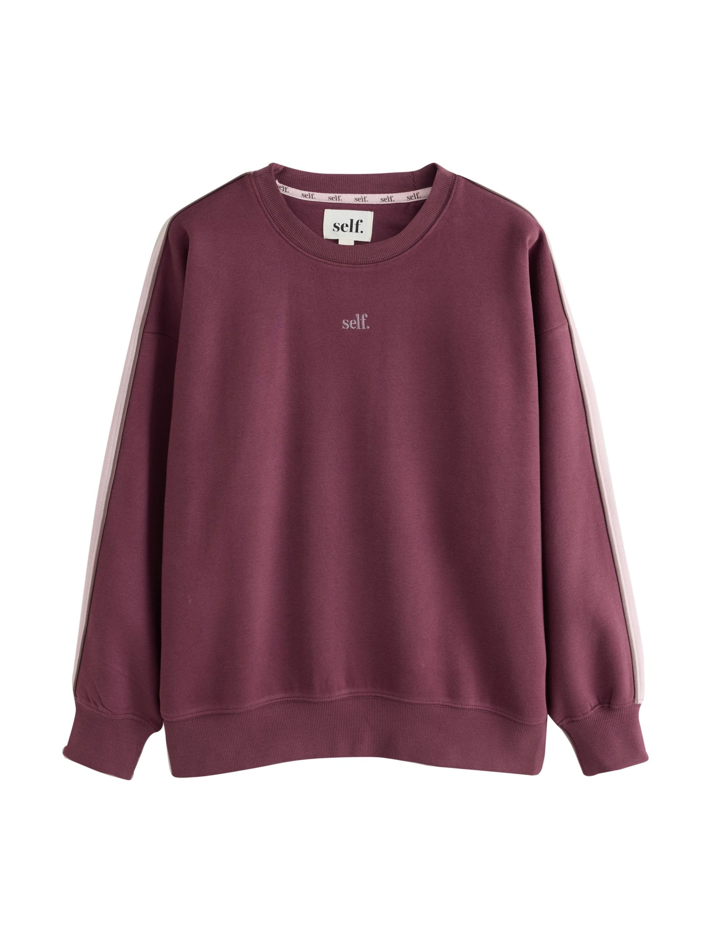 self. Sweatshirt in Red: front