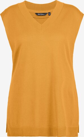 Pull-over Ulla Popken en orange : devant