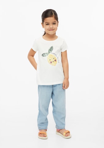 T-Shirt s.Oliver en blanc : devant