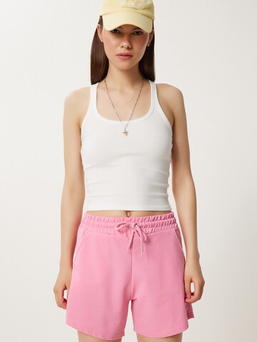 Happiness İstanbul Regular Панталон в розово