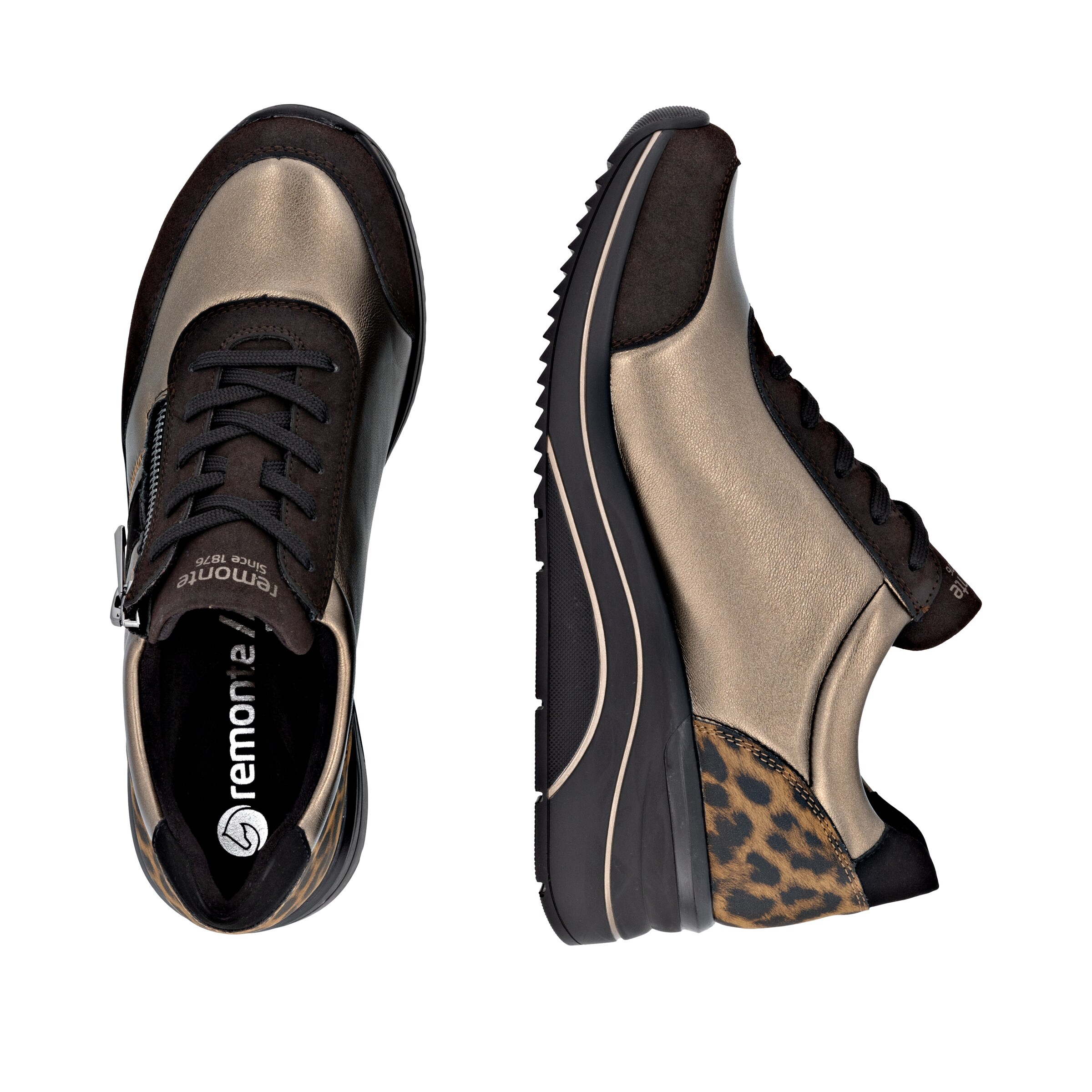 Baskets basses REMONTE en marron