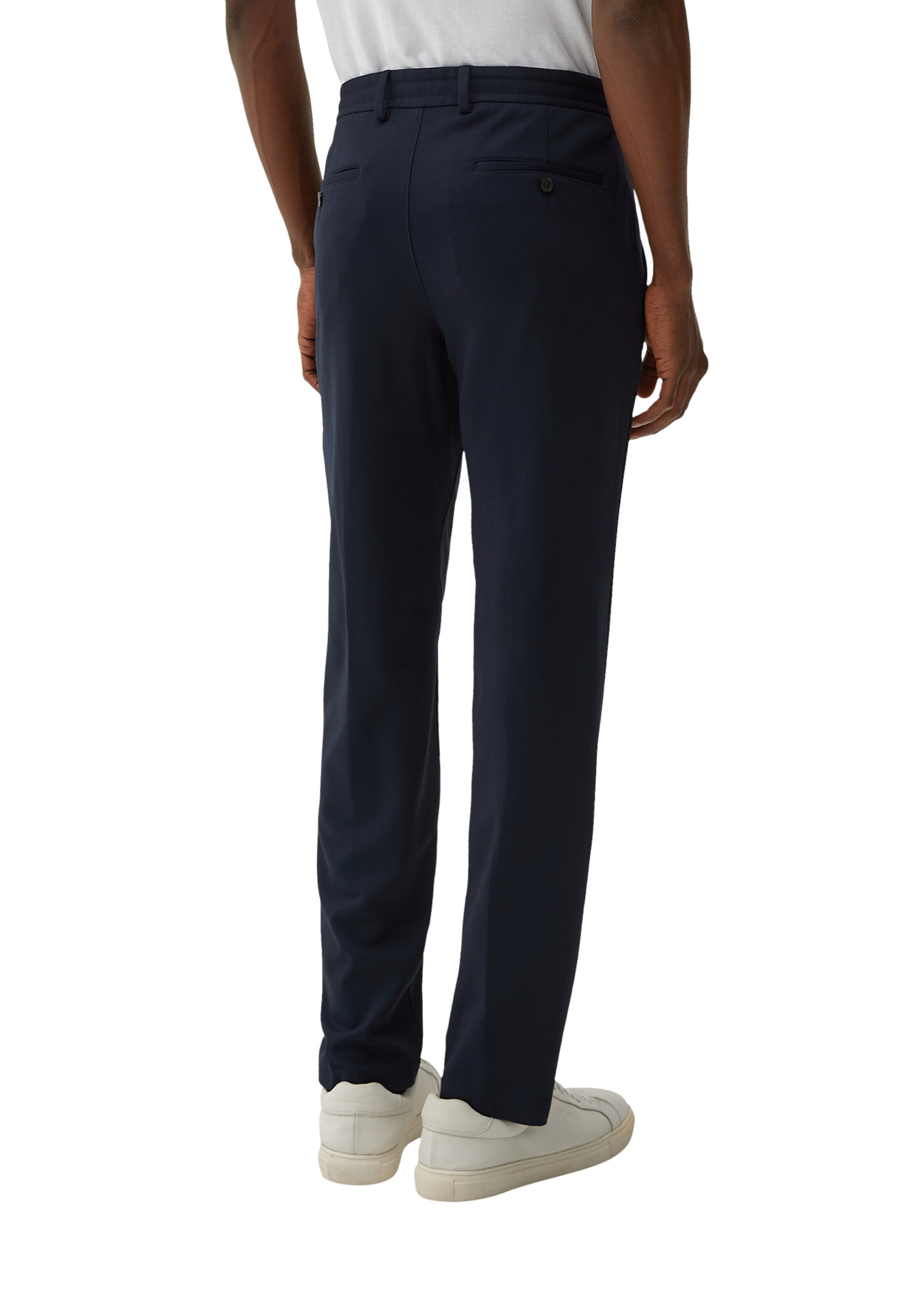 Coupe slim Pantalon chino s.Oliver BLACK LABEL en bleu