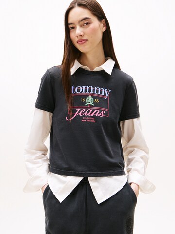 Tommy Jeans Särk, värv must: eest vaates