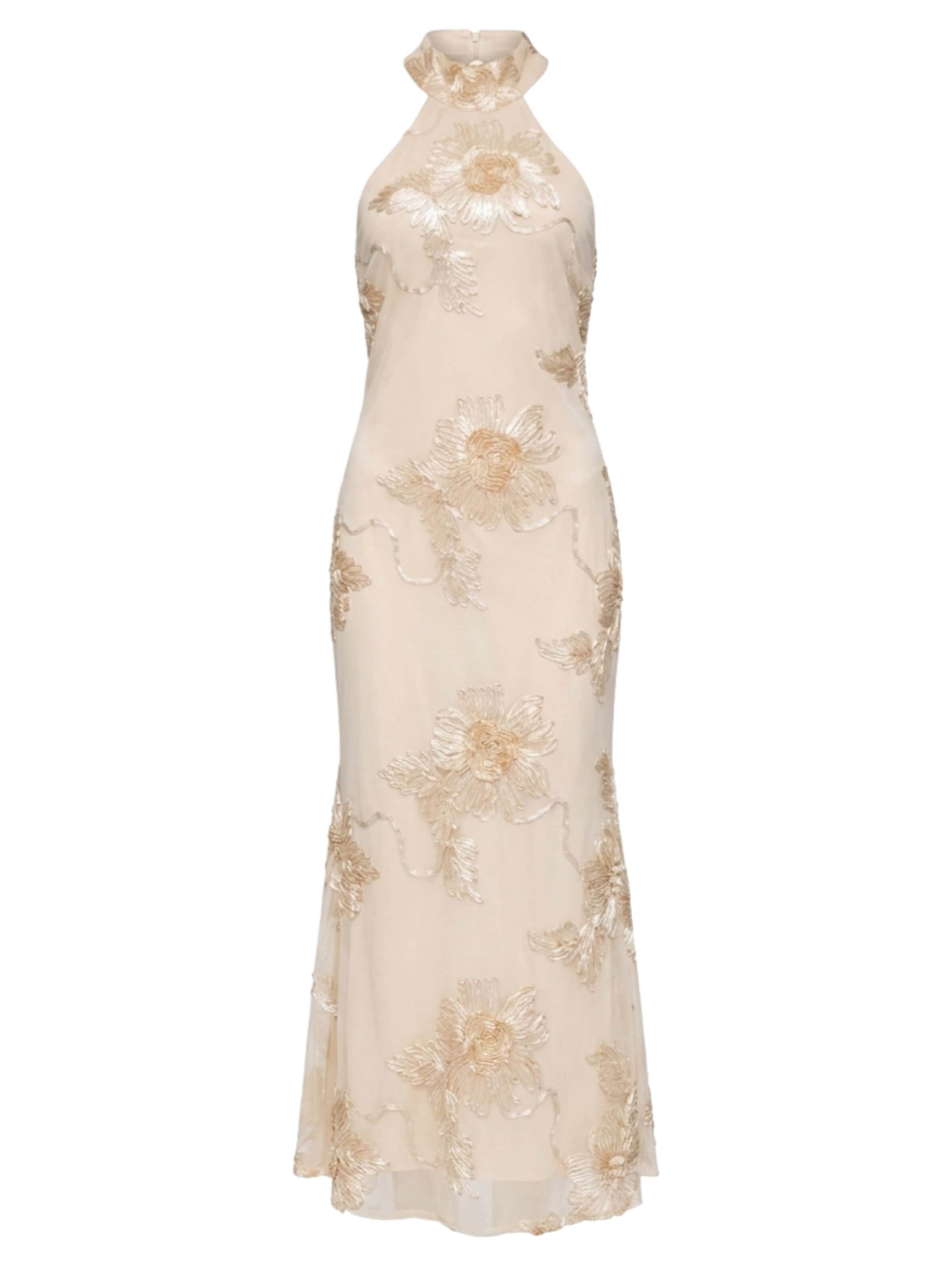 Ombre Evening dress in Beige: front