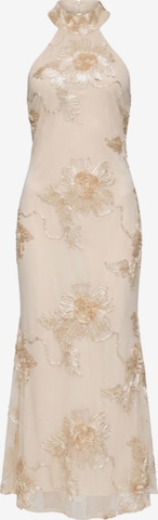 Ombre Evening dress in Beige: front