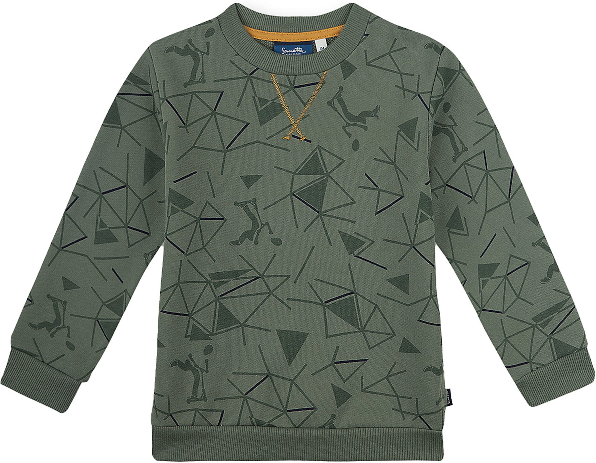 Kinder Kids (Gr. 92-140) Sanetta Kidswear Sweatshirt in Dunkelgrün - FE80431 Kinder Kids (Gr. 92-140) Sanetta Kidswear Sweatshirt in Dunkelgrün - FE80431