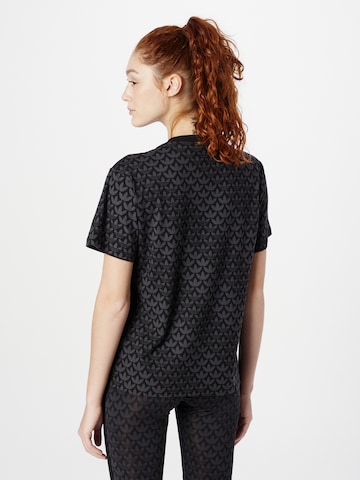 ADIDAS ORIGINALS - Camisa 'Trefoil Monogram' em preto