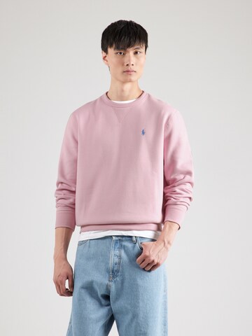 Polo Ralph Lauren Средняя посадка Свитшот в Ярко-розовый: спереди