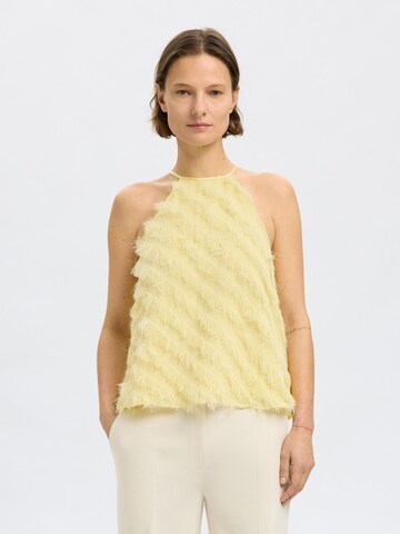 SELECTED FEMME Top in Geel: voorkant