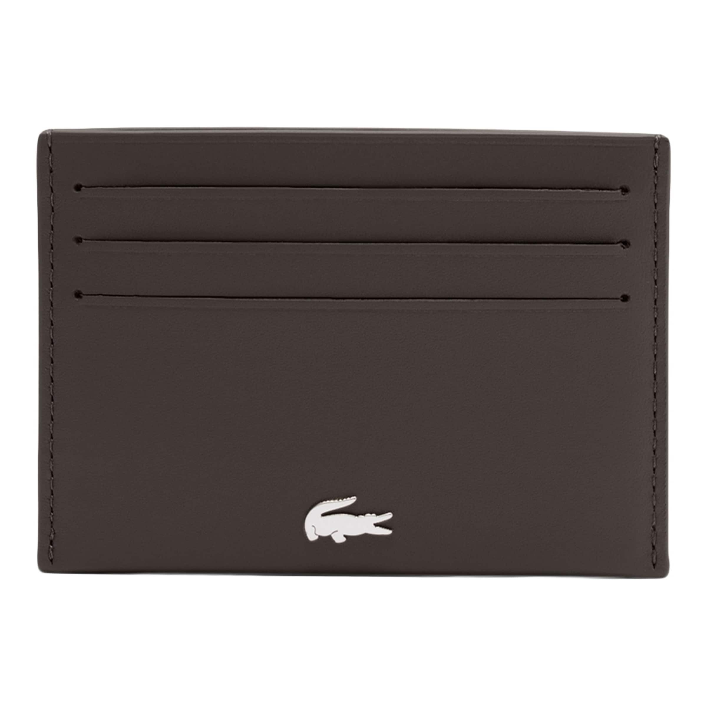 LACOSTE Wallet in Brown: front