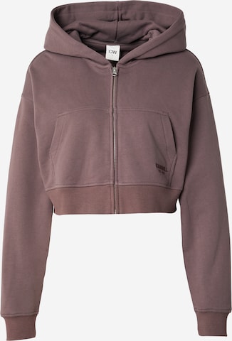 ICANIWILL Urheilullinen collegetakki 'Essence' värissä ruskea: etupuoli