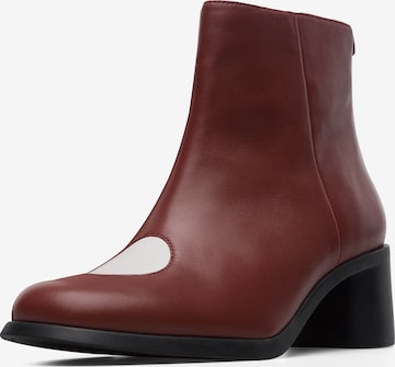 CAMPER Ankle Boots ' Twins ' in Red: front