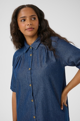 Abito camicia 'KCLouisa' di KAFFE CURVE in blu