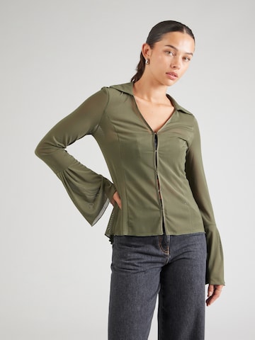 Camicia da donna di REMAIN in verde: frontale