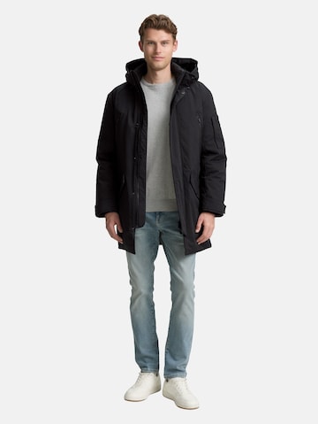 TOM TAILOR Funktionsjacke in Schwarz