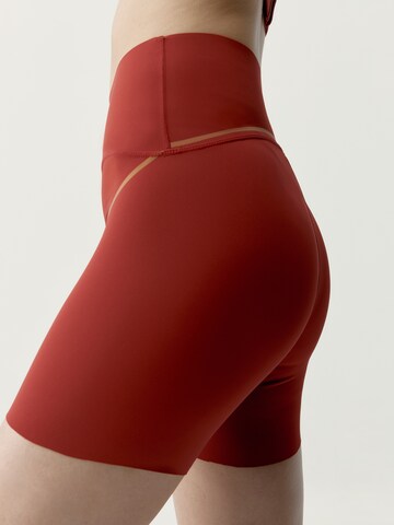 Born Skinny Workout Pants 'Brone' in Red