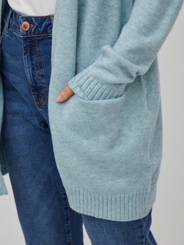 VILA Knit Cardigan 'Ril' in Blue