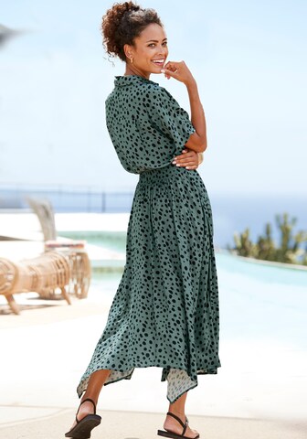LASCANA Kleid in Grün
