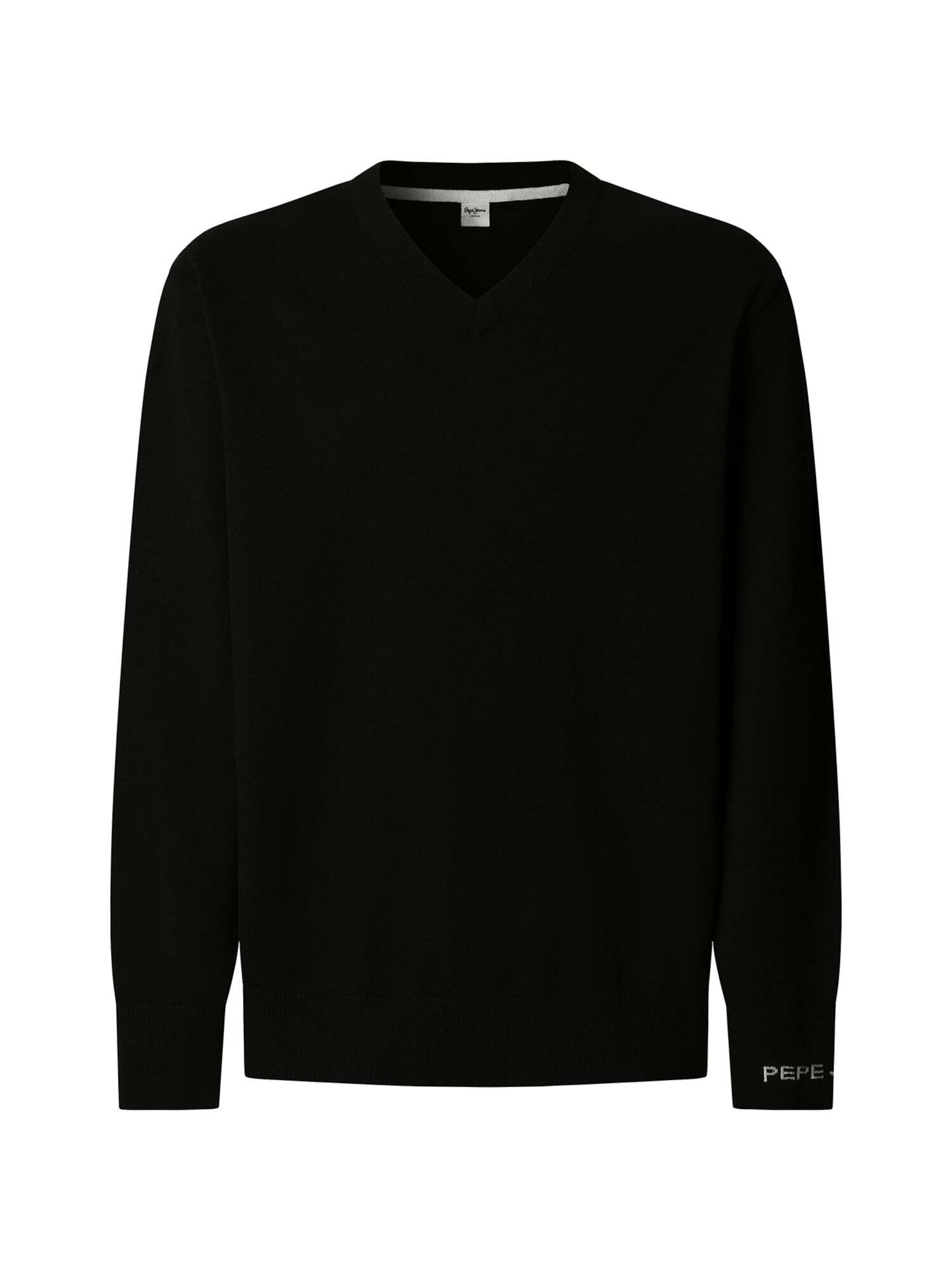 Pepe Jeans Trui 'Andre' in Zwart: voorkant