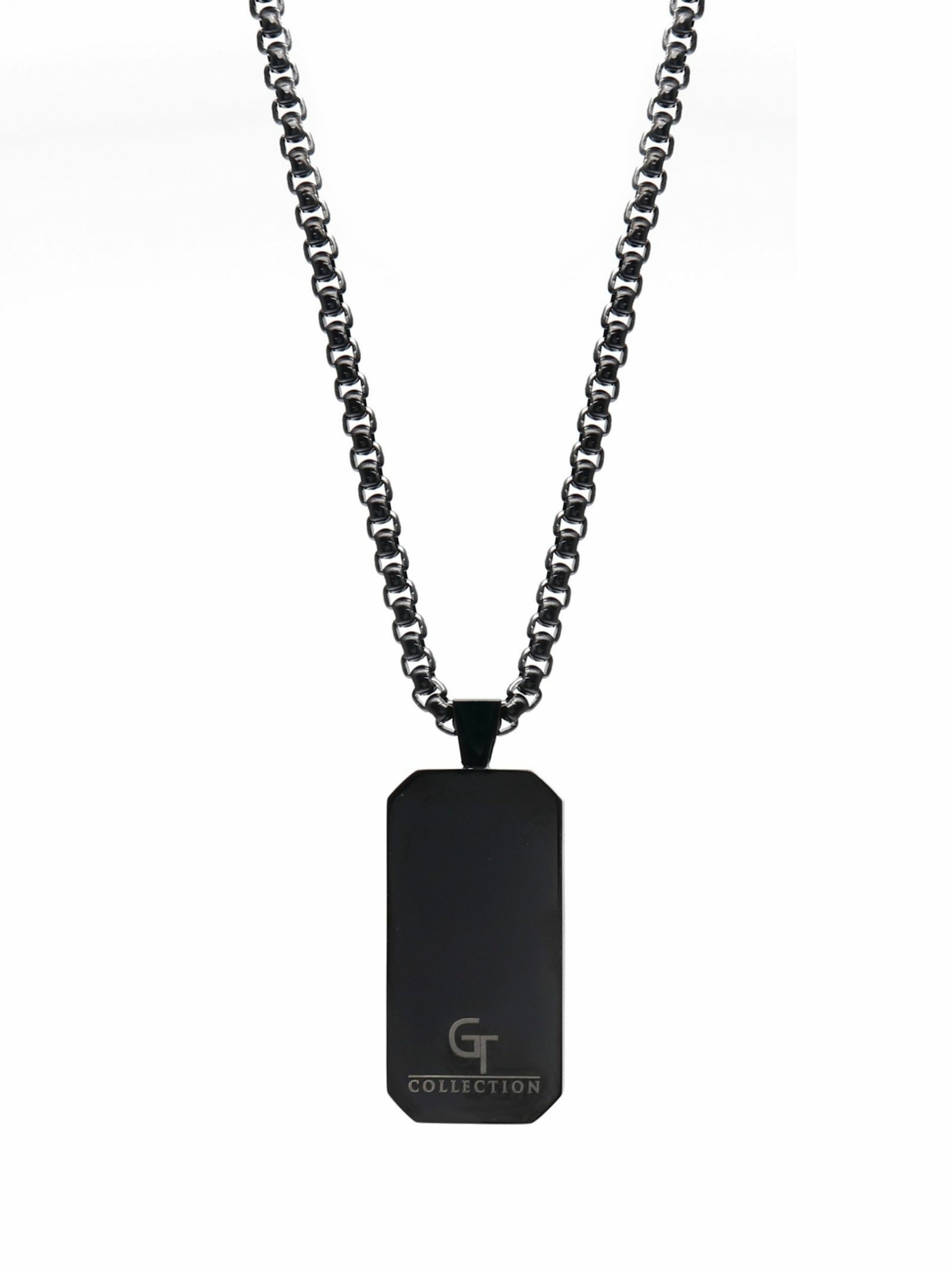 Chaîne 'Rectangle Pendant' GT Collection en marron