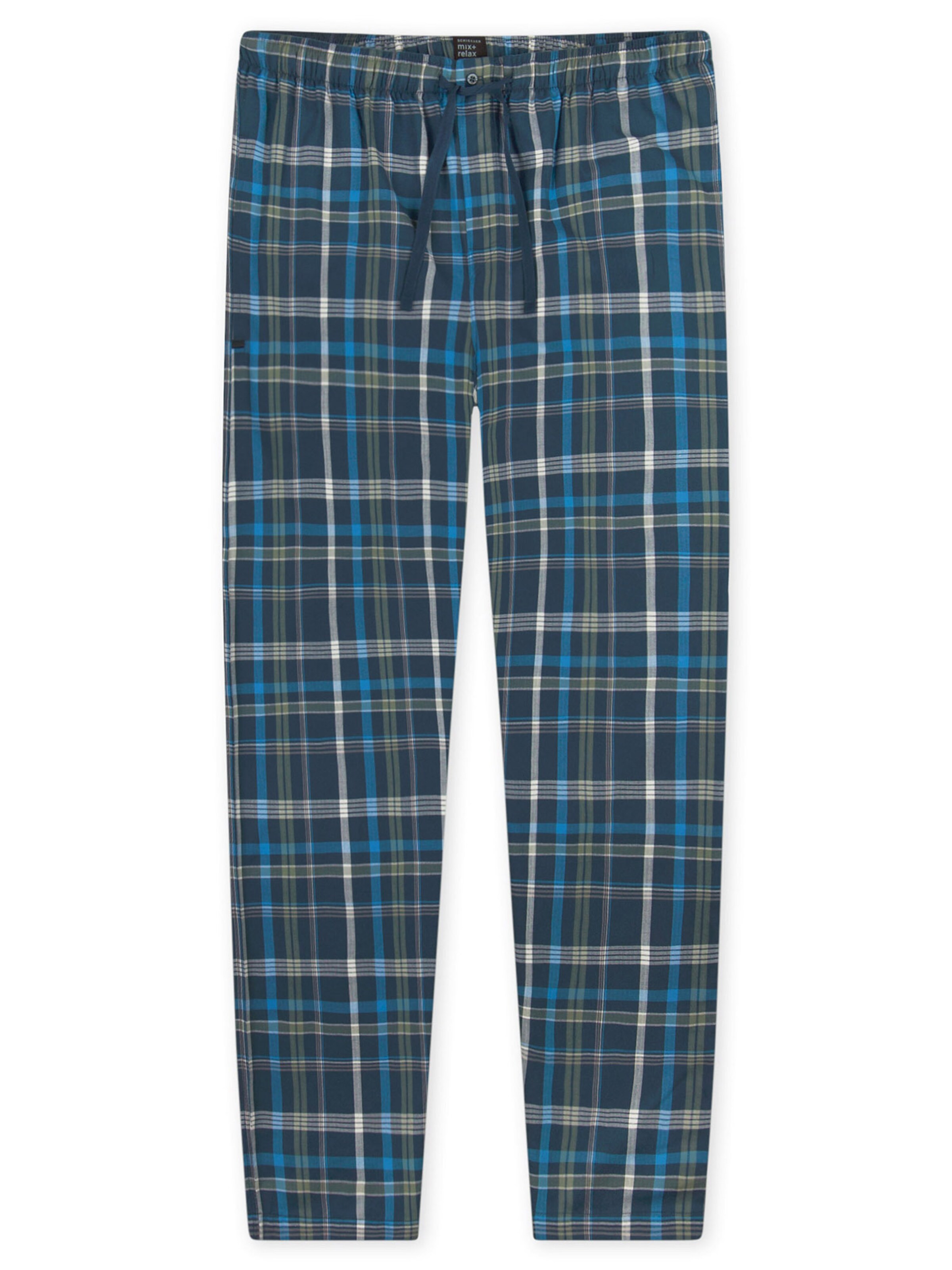 Pantalon de pyjama ' Mix + Relax ' SCHIESSER en bleu : devant