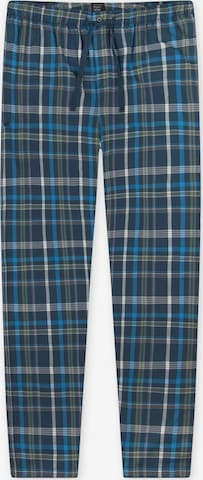SCHIESSER Pyjamahose ' Mix + Relax ' in Blau: Vorderseite