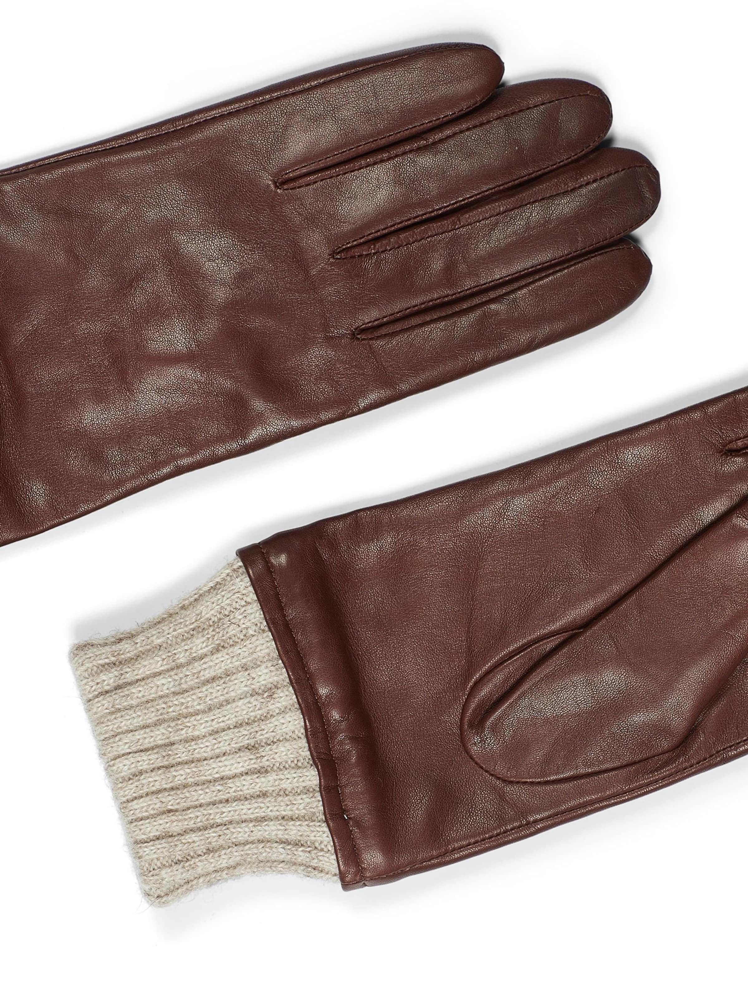 Gants 'Women's Leather Gloves Ella Brown' Howard London en marron