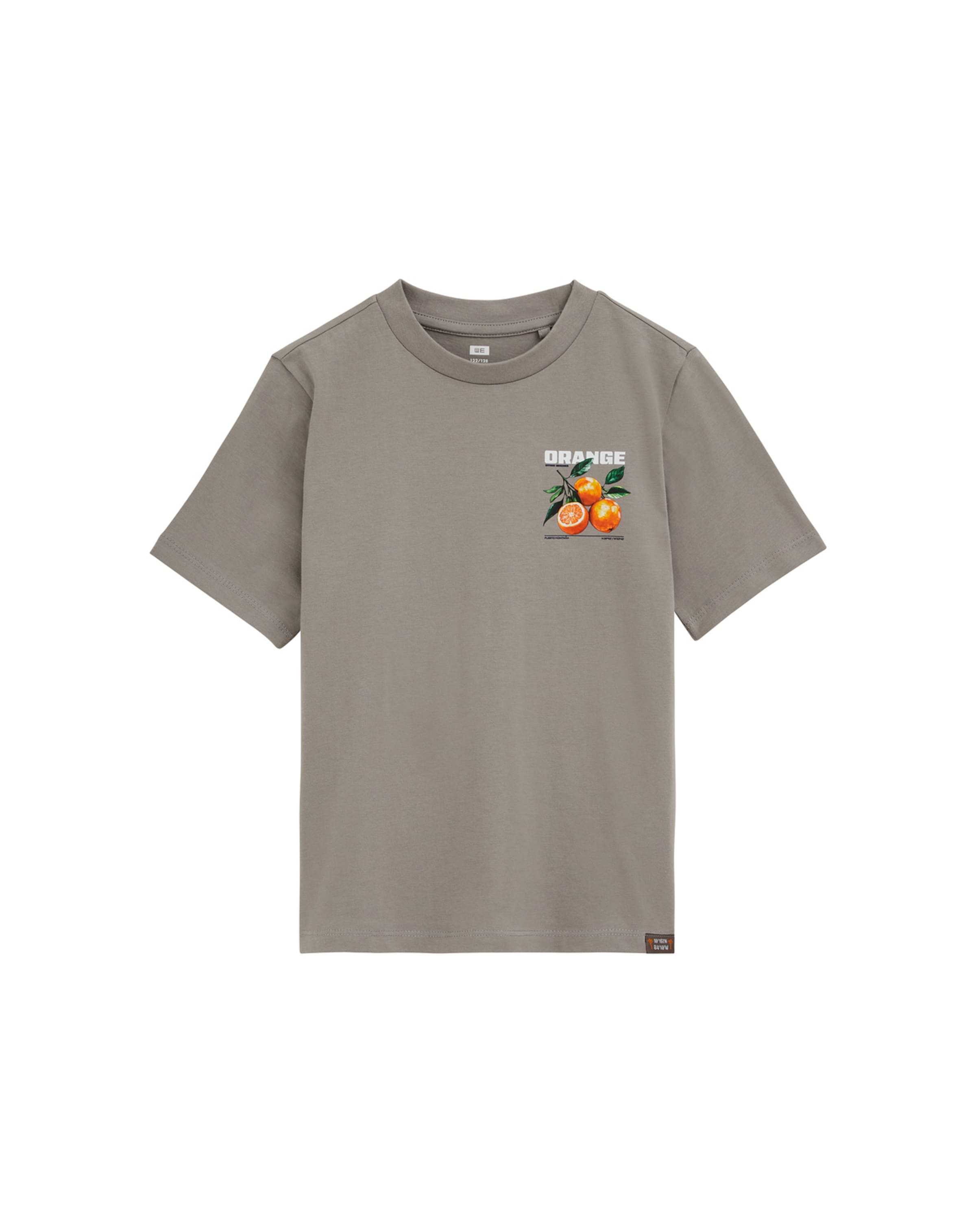 WE Fashion Shirt in Grijs: voorkant