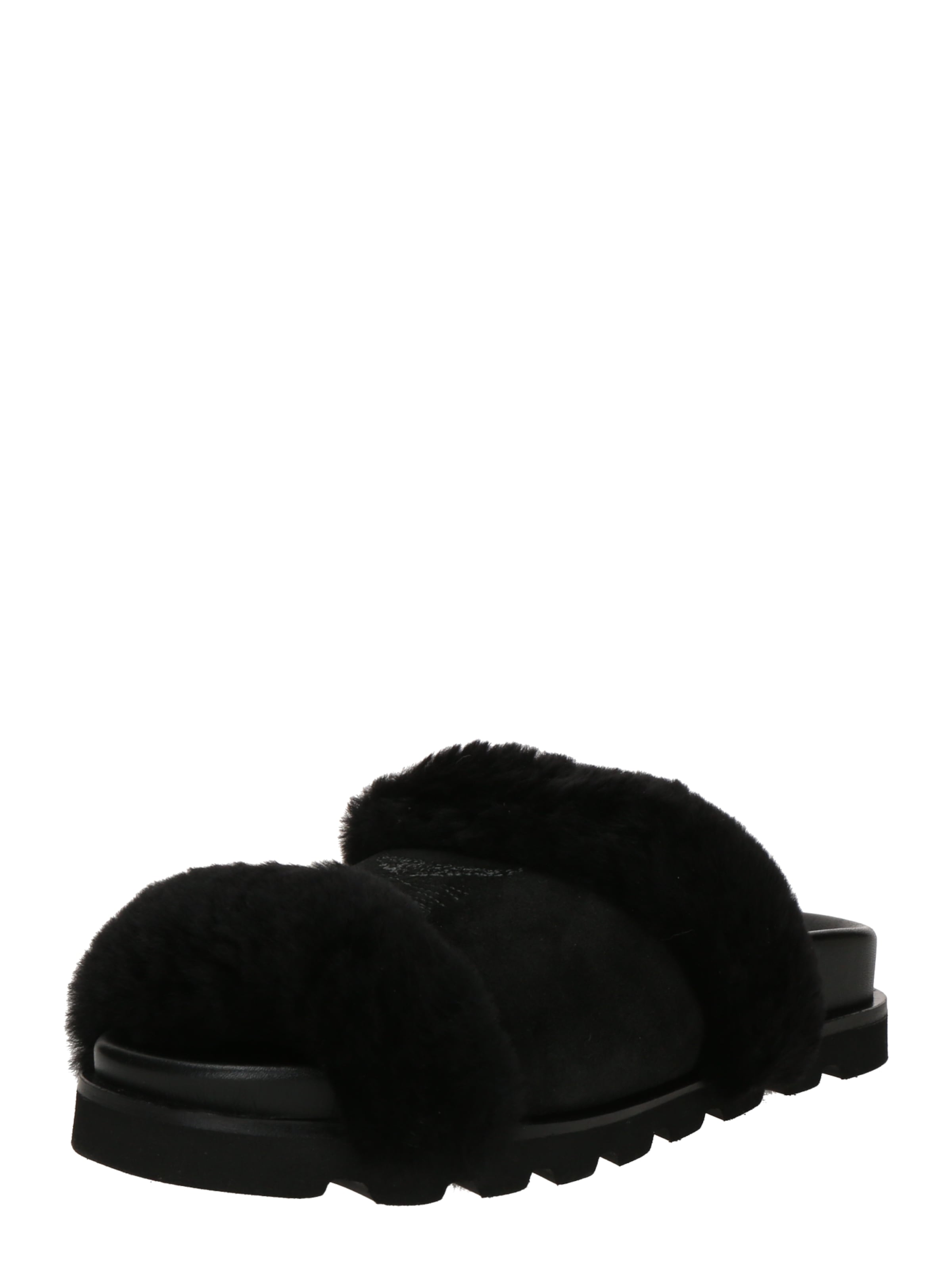 Zadig &amp; Voltaire Šľapky &#x27;TEDDY BARE&#x27; - Čierna: predná strana