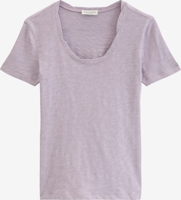 T-shirt Marc O'Polo en violet : devant