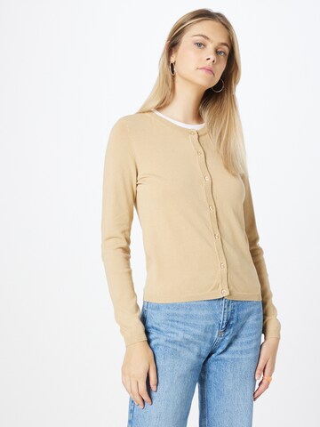 Peppercorn Knit Cardigan 'Tana' in Beige: front