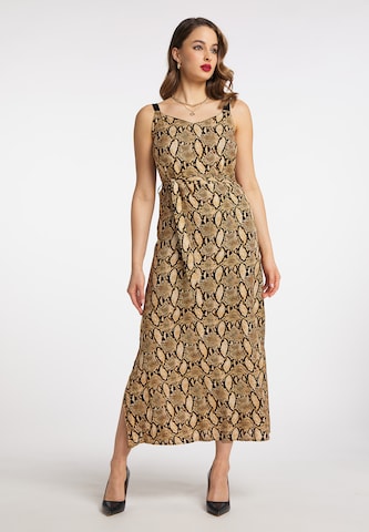 faina Dress in Beige