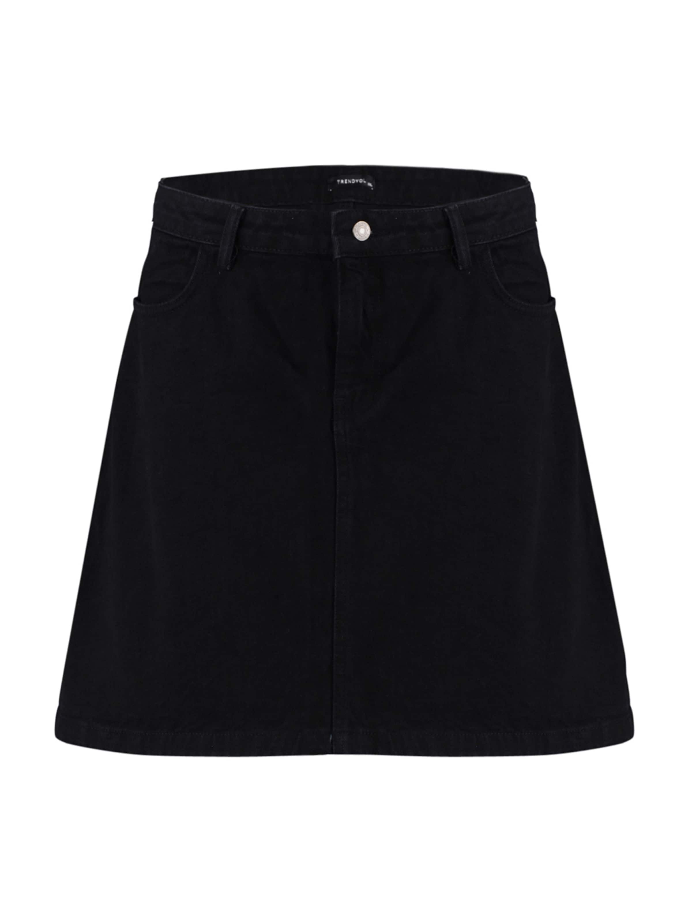 Trendyol Curve Nederdel i sort: forside