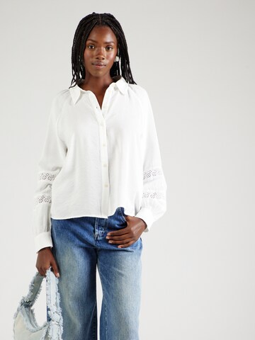 VERO MODA Blouse 'HANNA' in Wit: voorkant