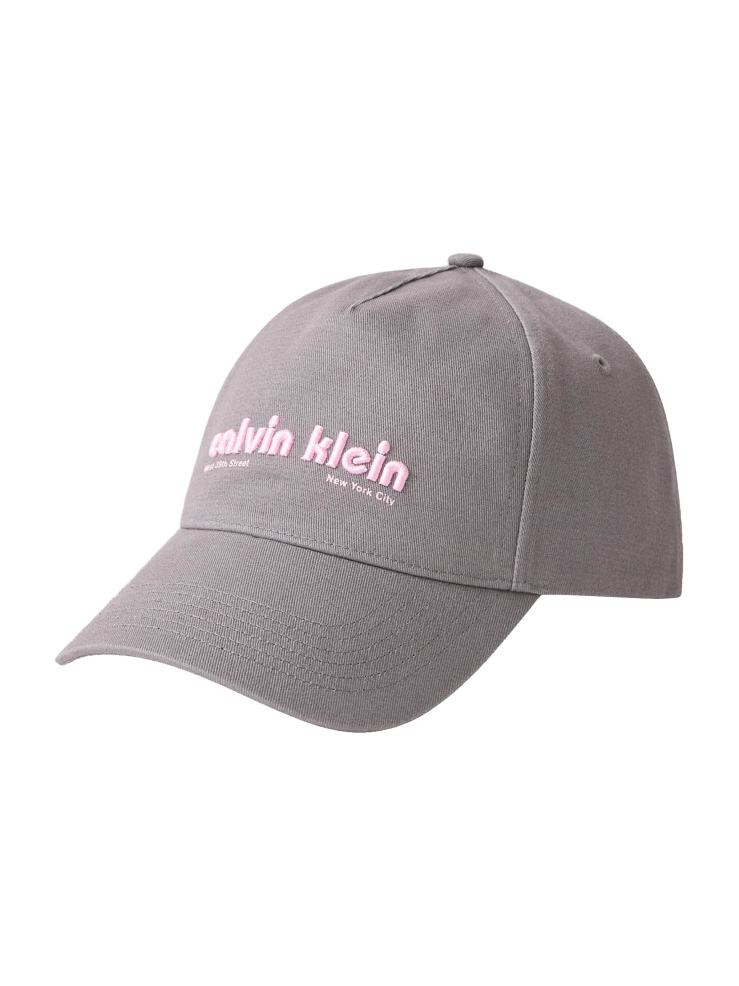 Calvin Klein Cap in Grey: front