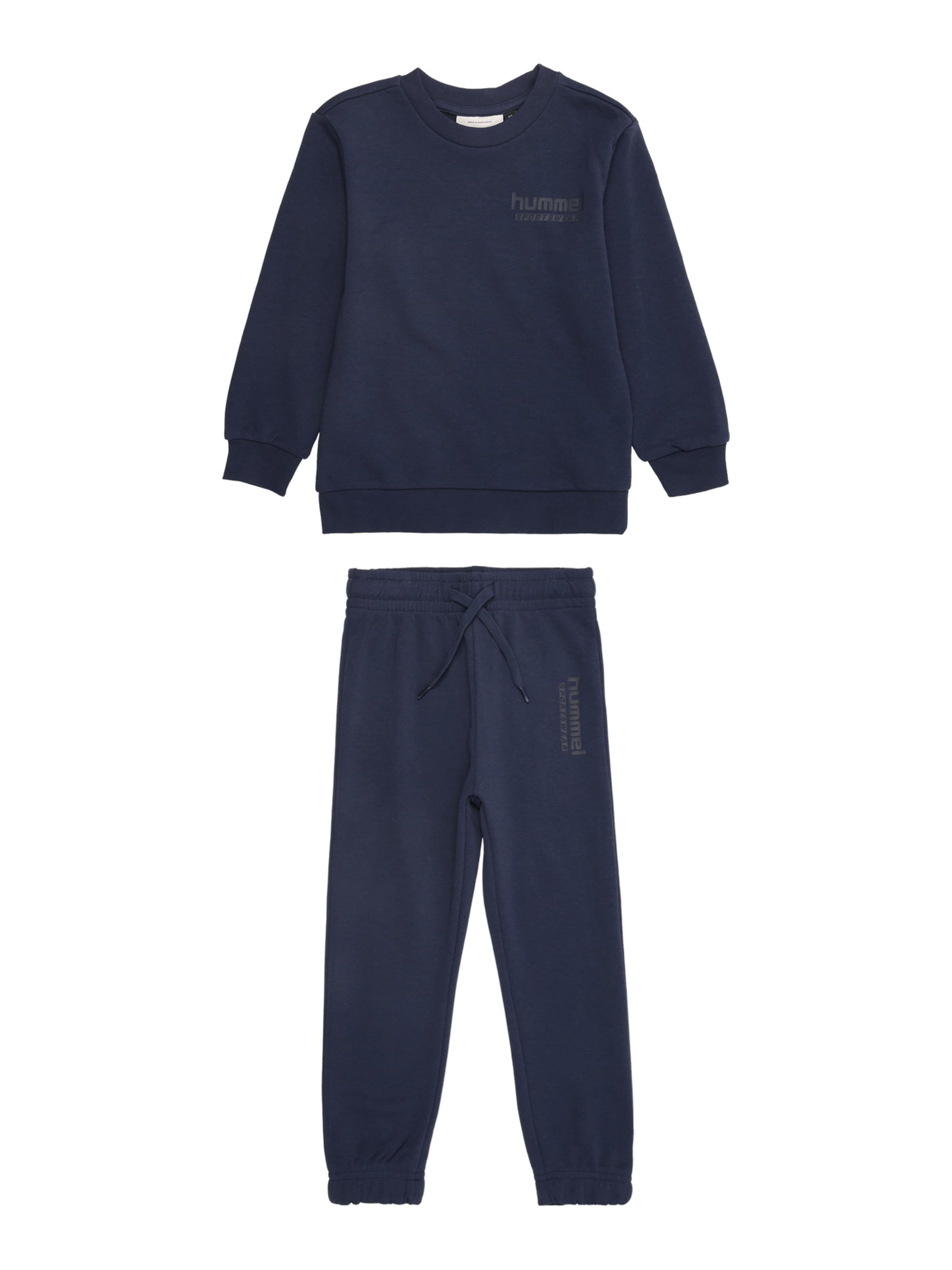 Hummel Φόρμα σε μπλε: μπροστά