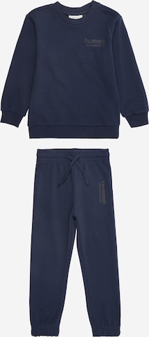 Hummel Тренировочный костюм в Синий: спереди
